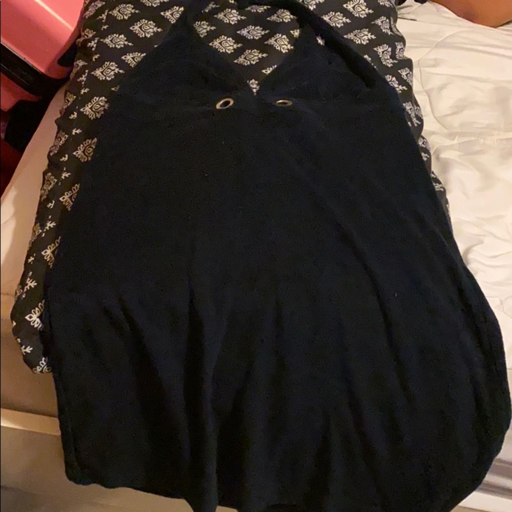 A Ralph Lauren halter velvet  dress